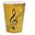 Imagen de Vasos Fiesta Música Negro/Dorado cartón (10 unidades)