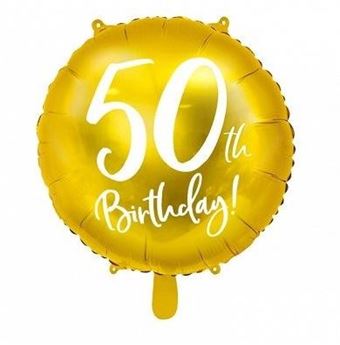 ▷ Photocall Feliz 50 cumpleaños blanco por 13.99 € ¡Precios Imbatibles!