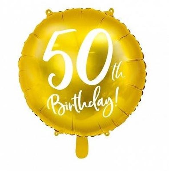Imagen de Globo 50 Años Dorados (45cm)