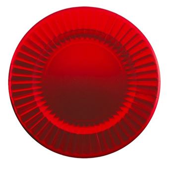 Imagens de Bajoplatos Rojo Satín Elegantes cartón 33cm (6 uds.)