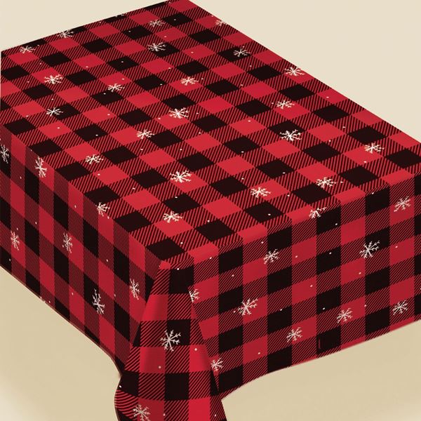 Picture of Mantel Navideño Plástico Interior Franela (228cm x 132cm)