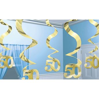 Picture of Decorados Espirales 50 Años Dorado (5)