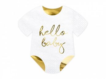 Picture of Servilletas Forma Body Bebé original (20 unidades)