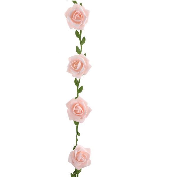 Imagens de Guirnalda Tela Rosas Rosadas (1,20m)