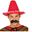 Imagen de Sombrero Mexicano Rojo 33cm
