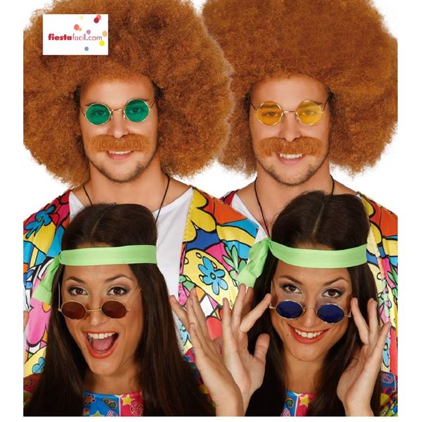 Picture of Gafas Hippies Redondas de Colores (1ud)