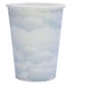 Picture of Vasos Nubes Azul Claro cartón 266ml (10 unidades)