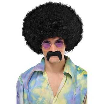 Imagen de Bigote años 60 Hippie divertido