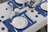 Picture of Camino de Mesa Eternity Blanco con Precorte