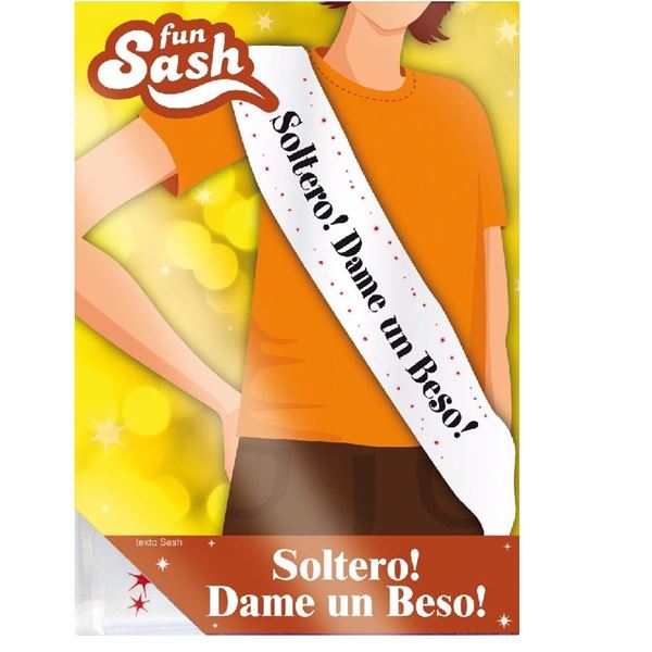 Imagen de Banda Soltero Dame un Beso Tela 