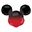 Imagen de Globo Mickey Mouse Silueta (68cm)