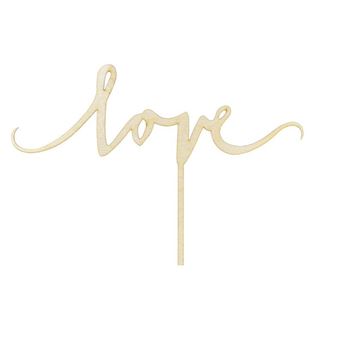 Imagen de Topper Tarta Love (16cm)