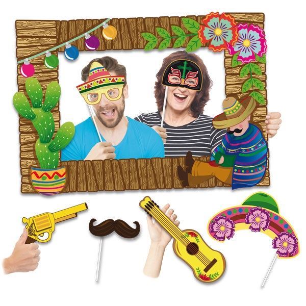 Marco Photocall Hippie con Accesorios✔️ por sólo 6,71 €. Envío