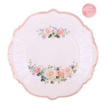 Imagen de Platos Rose Liberty cartón 27cm (8)