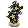 Picture of Globo Estrellas Elegantes con Base sin Helio (149cm)