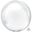 Imagen de Globo Blanco Esférico Orbz (38cm)
