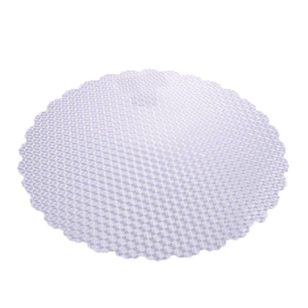 Picture of Salvamantel Plateado Redondo PVC