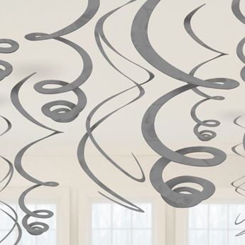 Imagen de Decorados Espirales Plateadas (12)