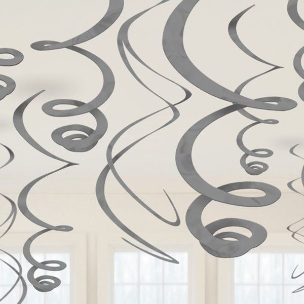 Picture of Decorados Espirales Plateadas (12)