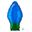 Imagens de Globo Bombilla Azul 27cm X 55cm