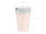 Picture of Vasos Rosas Puntos Dorados cartón (6 unidades)