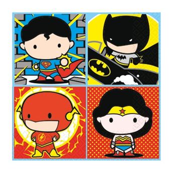 Picture of Servilletas Liga de la Justicia Cómic papel 33cm (16 unidades)