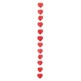 Picture of Tira Corazones Rojos 3D (3m)