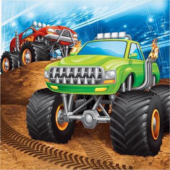 Imagen de Servilletas Monster Truck papel (16)