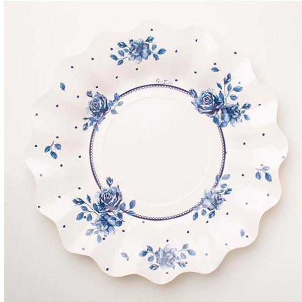Imagens de Platos English Rose cartón 27cm (8)