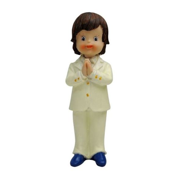 Figura Tarta Comunión Niño (19cm)✓ por sólo 4,95 €. Tienda Online. Envío en  24h. . ✓. Artículos de decoración para  Fiestas.