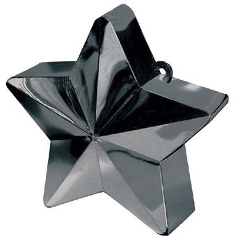 Imagen de Peso Globos Estrella Negra 170g