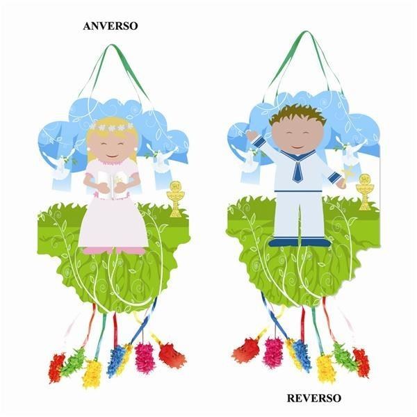Imagen de Piñata Primera Comunión Niño y Niña Reversible
