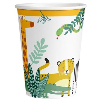 Imagens de Vasos Safari cartón (8 unidades)