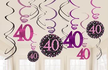 Imagen de Decorados Espirales 40 Años Glamour (12)
