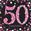 Picture of Servilletas 50 Cumpleaños Glamour papel 33cm (16 unidades)