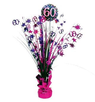 Imagen de Centro de Mesa 60 Años Glamour