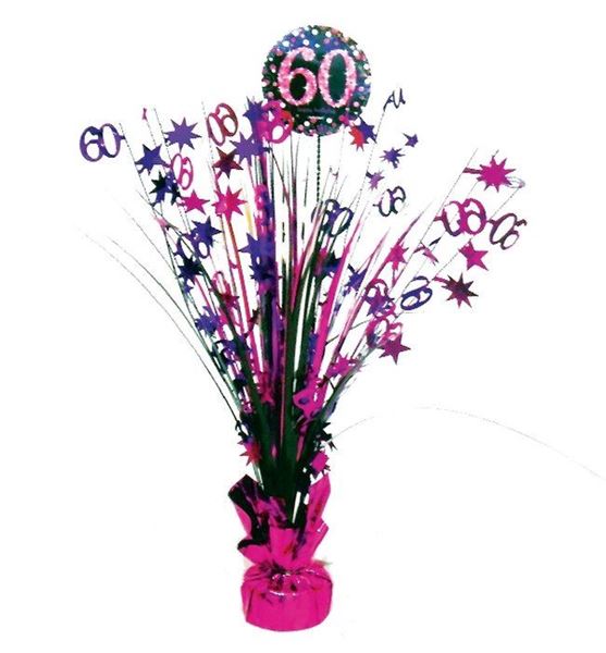 Imagen de Centro de Mesa 60 Años Glamour