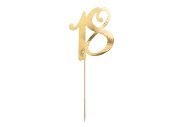 Imagen de Topper 18 Cumpleaños Dorado