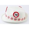 Picture of Sombrero señal de tráfico de 18 Cumpleaños