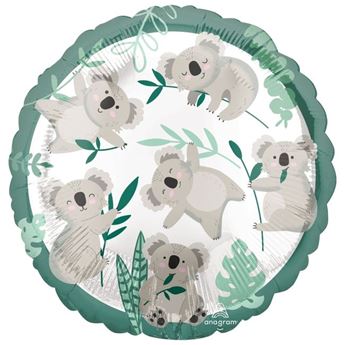 Imagen de Globo Koala Círculo (45cm)