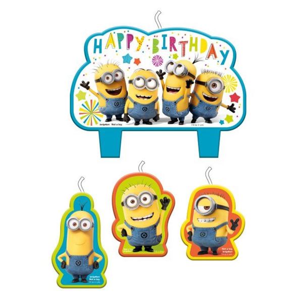 Imagen de Velas de Minions (4 unidades)