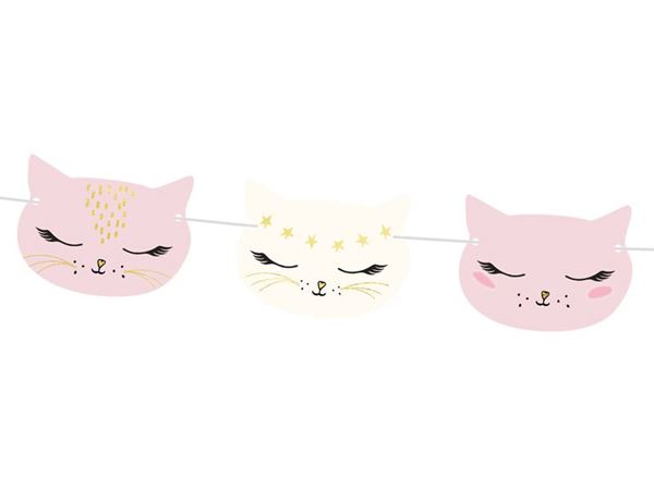 Imagen de Guirnalda Gatitos cartón (1,4m)
