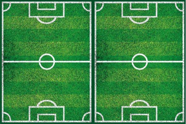 Imagen de Mantel Campo de Fútbol plástico  120cm X 180cm.