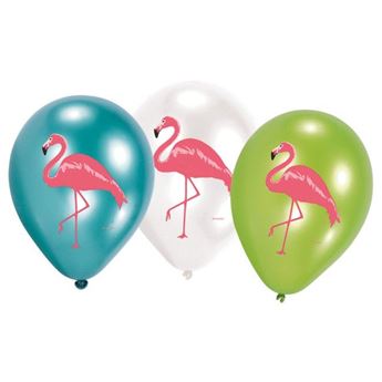 Imagen de Globos de Flamenco Colores (6 uds)