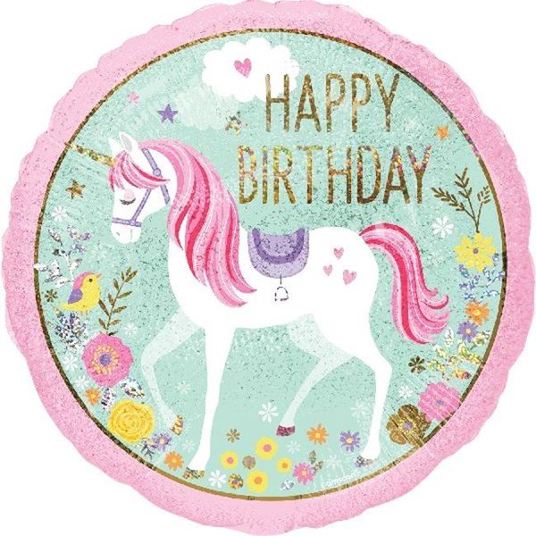 Globo de Unicornio Cumpleaños 3 años