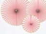 Imagen de Rosetones Rosa Pastel Borde Dorado (3)