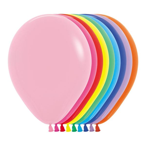 Globos Colores Fashion 30cm Sempertex R12-000 (50)✔️ por sólo 6,53 €. Envío  en 24h. Tienda Online. . ✓. Artículos de  decoración para Fiestas.