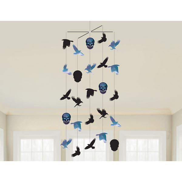 Picture of Decorados Colgantes Cuervos y Calaveras