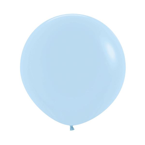 Imagen de Globos Azul Pastel 92cm Sempertex R36-640 (10)