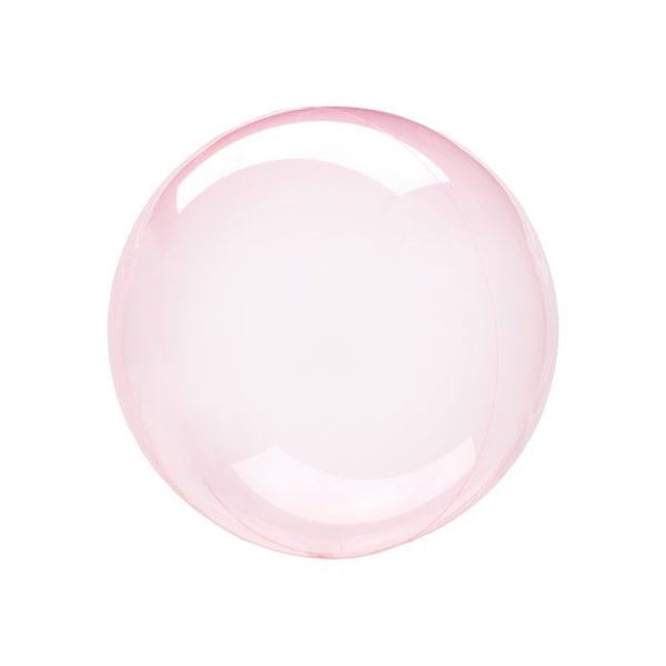 Imagen de Globo Burbuja Transparente Rosa Fuerte plástico (25cm)